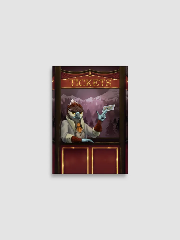 Te'anos ticket Matte Paper Poster product image (1)