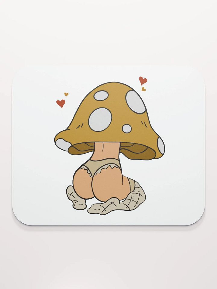 Mushroom Baddie Desk Mat - Orange product image (2)