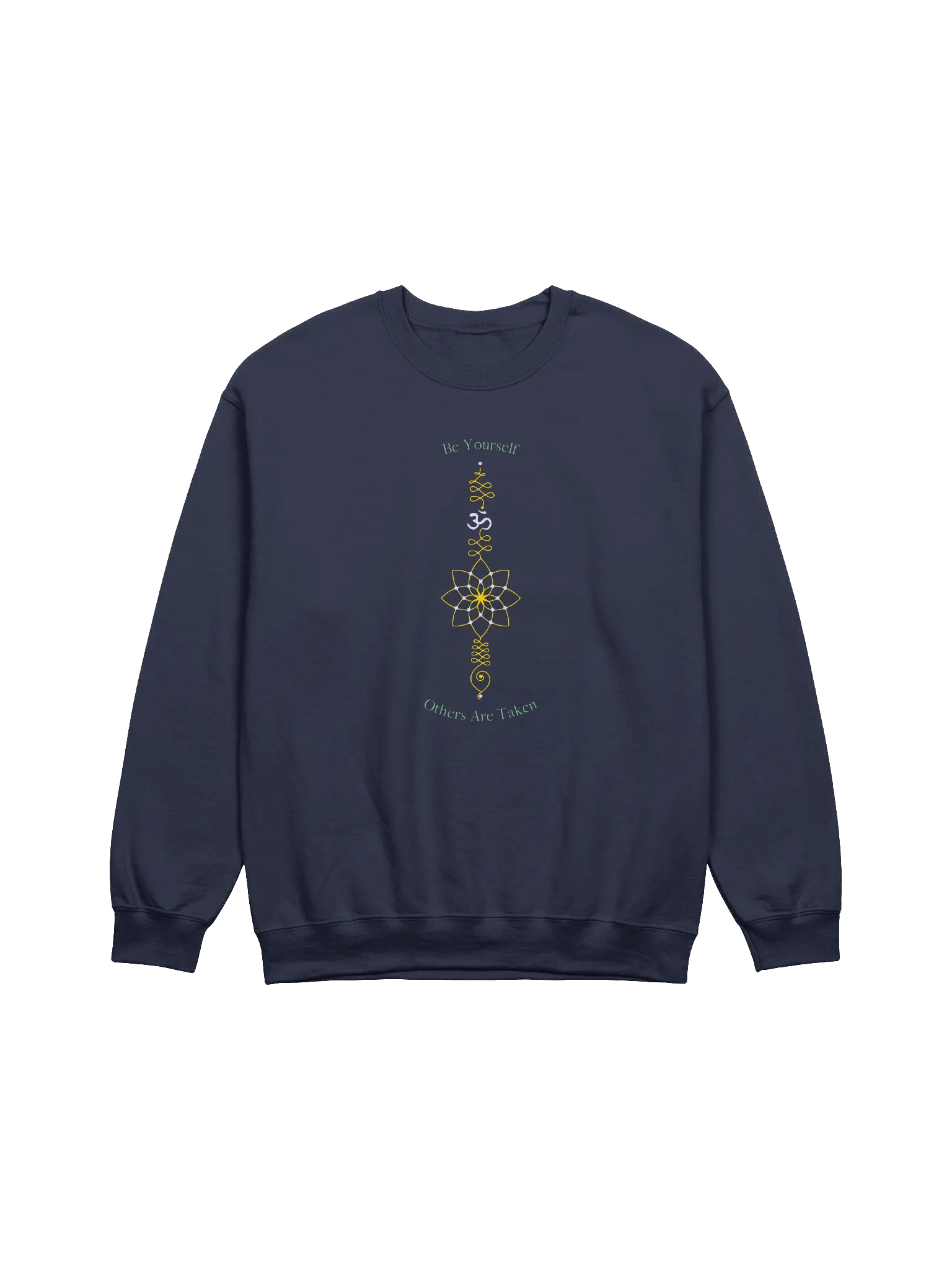 Be Yourself Others Are Taken Gold Geometric Sweatshirt product image (1)