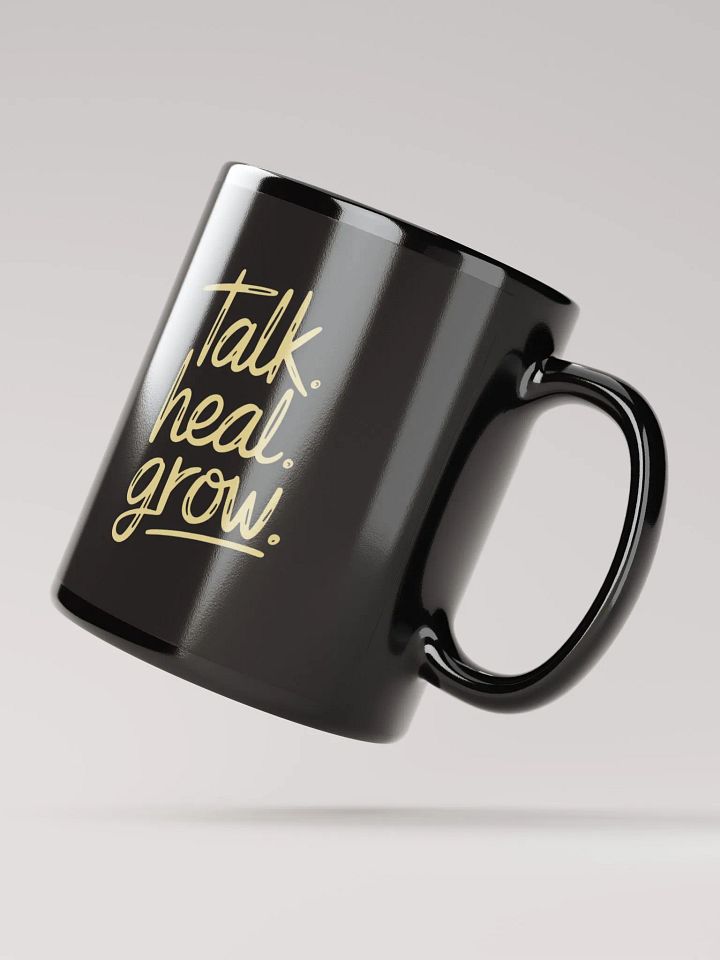 Hero Menswear Ceramic Mug – "Talk, Heal, Grow" product image (4)