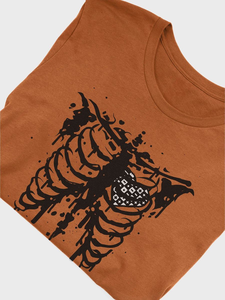 Checkered Heart Ribcage T-Shirt product image (5)