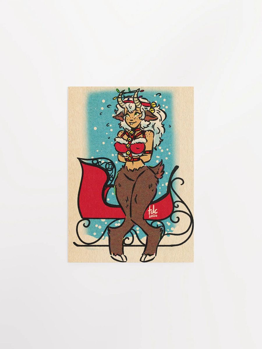 Trixie Getting Festive - DnD Print product image (1)