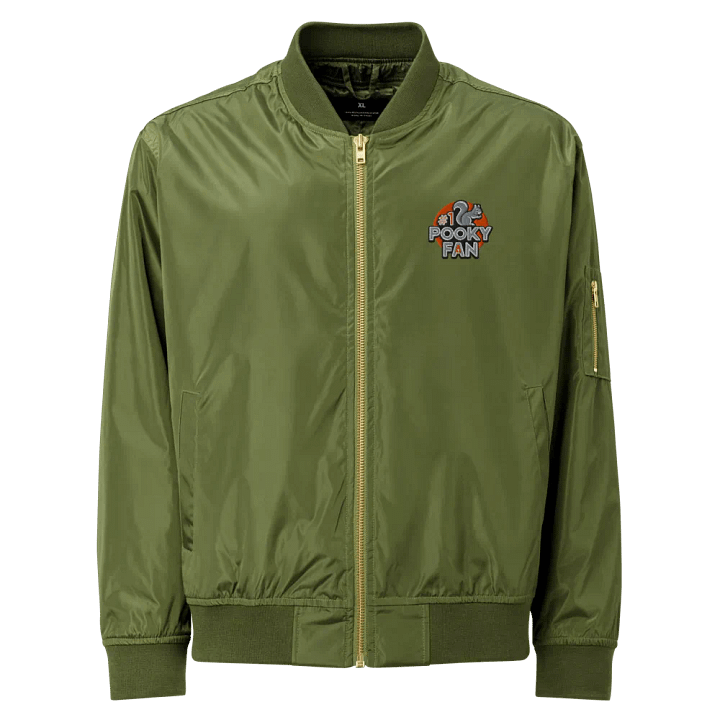 embroidered Pooky Power Recycled Bomber product image (1)