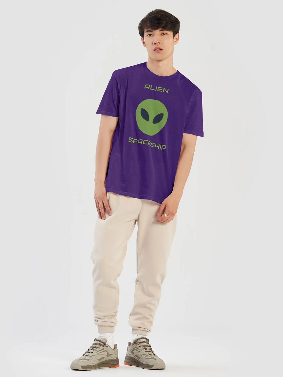 Alien Spaceship T-Shirt Purple product image (7)