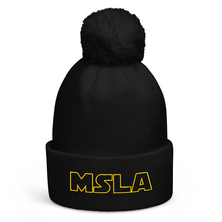 MSLA Dark Side Logo - Pom Pom Beanie product image (1)