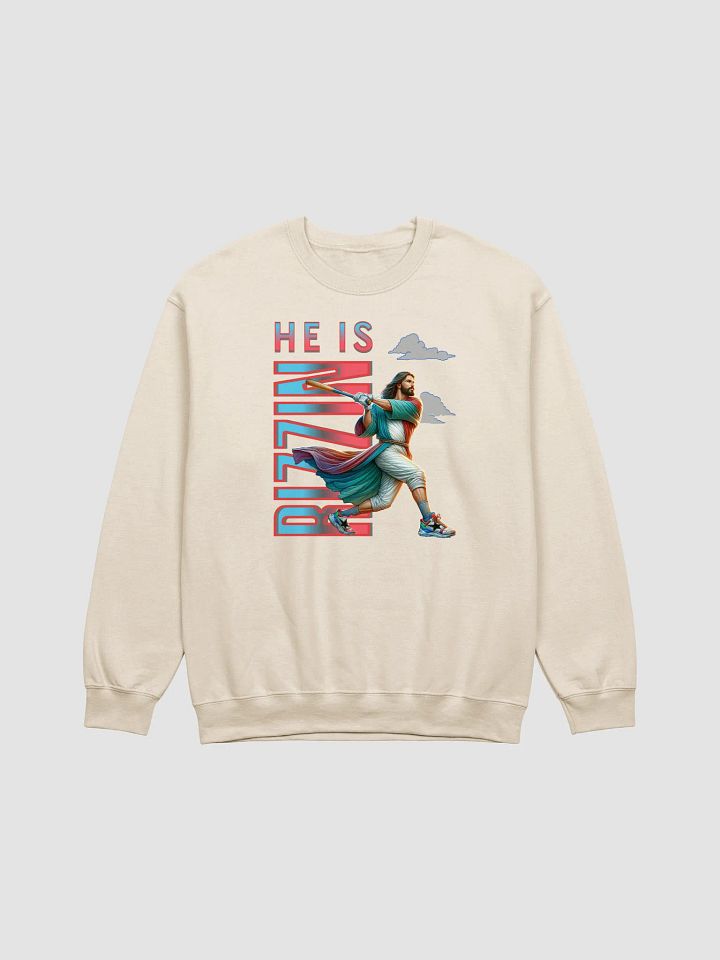 He Is Rizzin Baseball Rebellion Crewneck Sweatshirt product image (15)