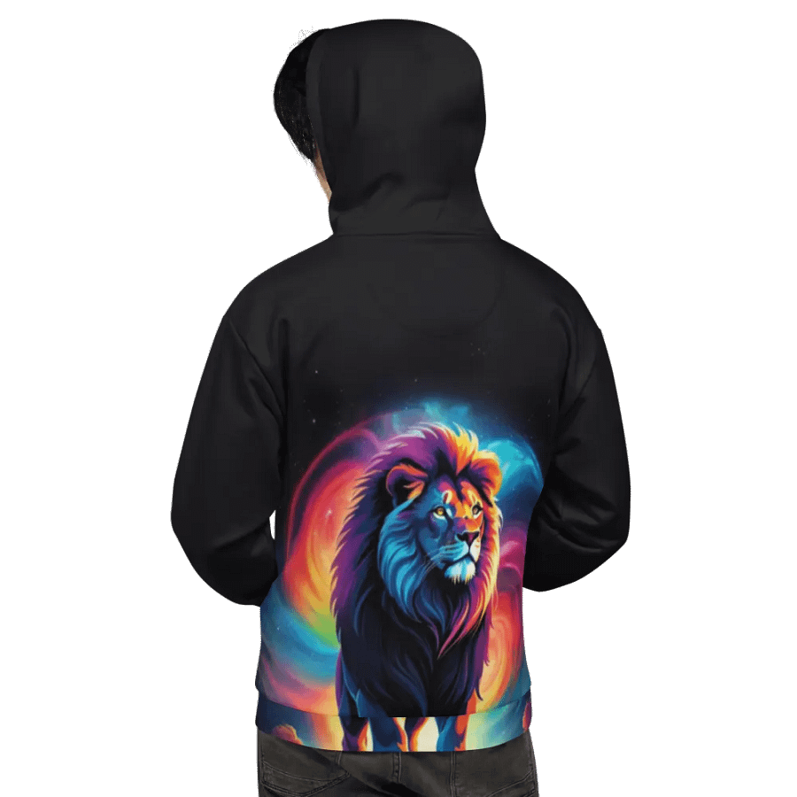Colorful Lion All Over Print Hoodie product image (8)