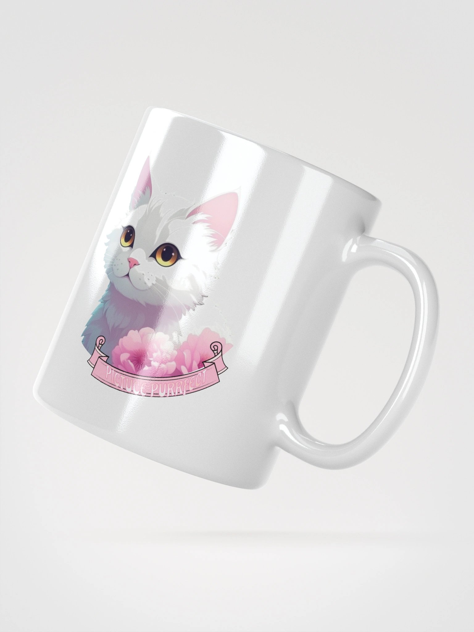 Picture Purrfect Kitty White Glossy Mug product image (2)