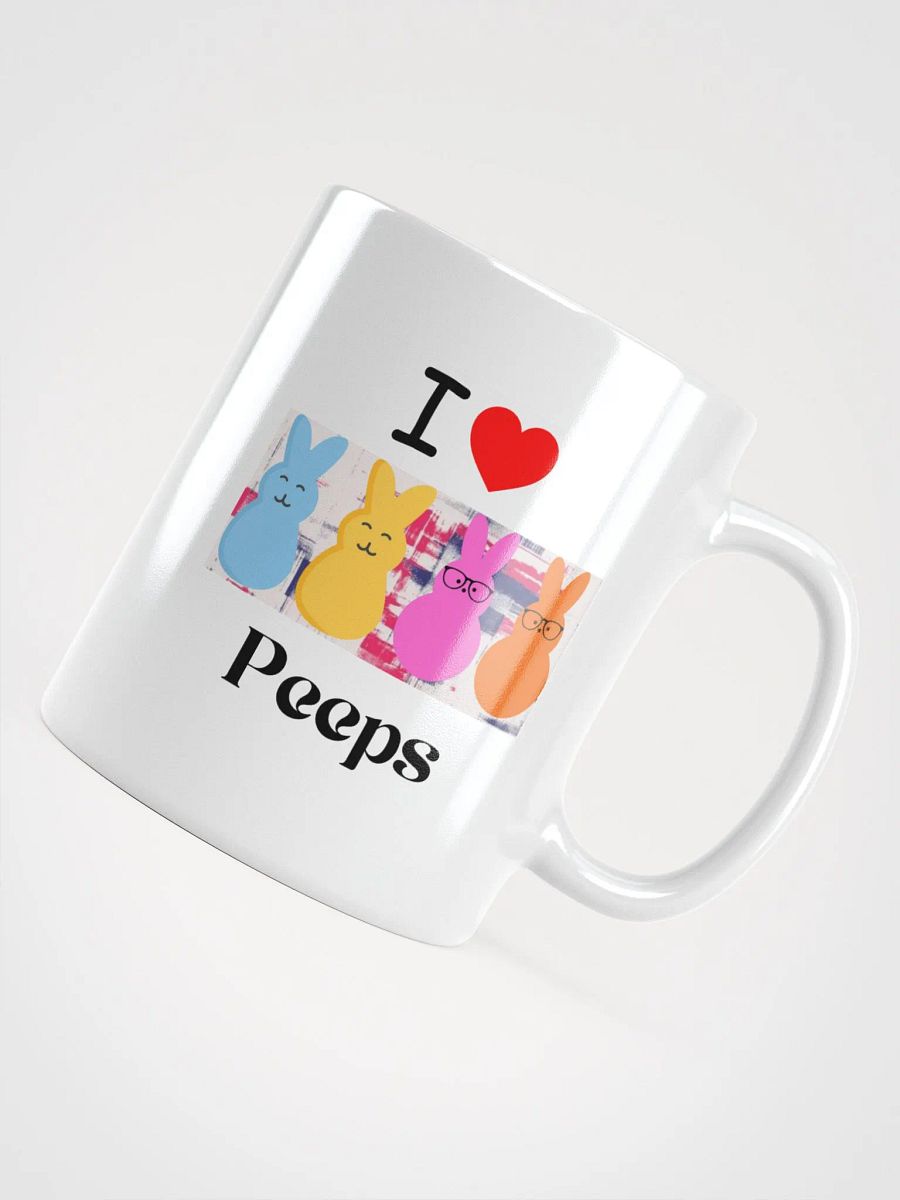 White Glossy Mug Peeps product image (4)