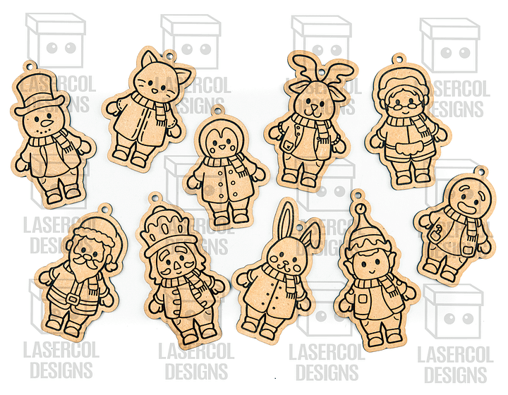 Christmas Ornaments - Laser Cut Files product image (2)