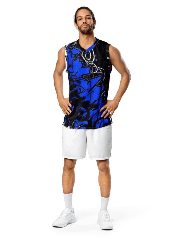 Urban Graffiti Basketball Jersey product image (1)