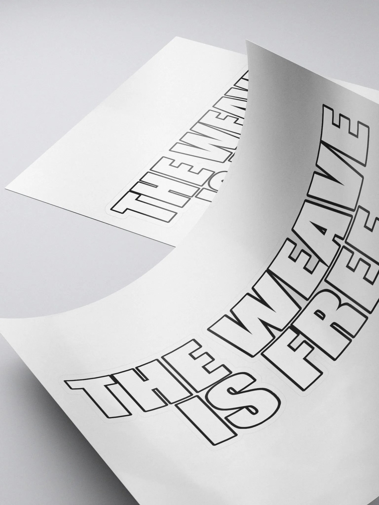 The Weave Is Free (Sticker) product image (4)