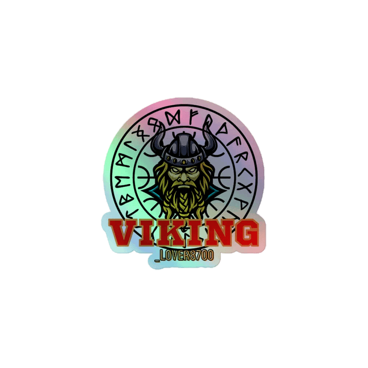 Viking Lover Holographic Sticker Sheet product image (1)