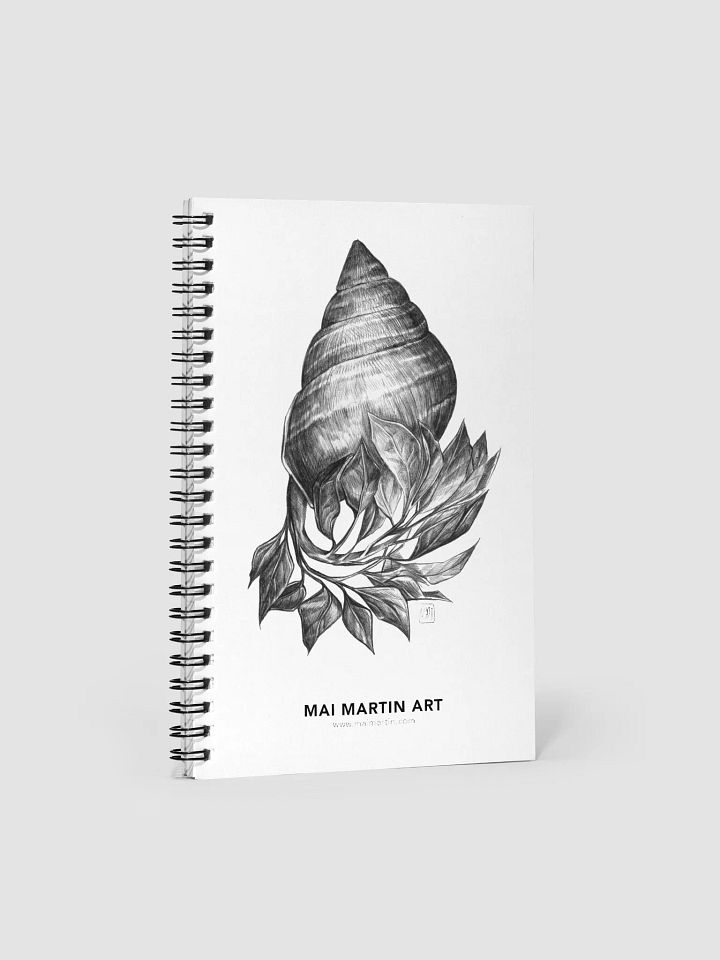 Libreta Arte con Portada de Caracol Marino y Vegetación de Mai Martin product image (1)