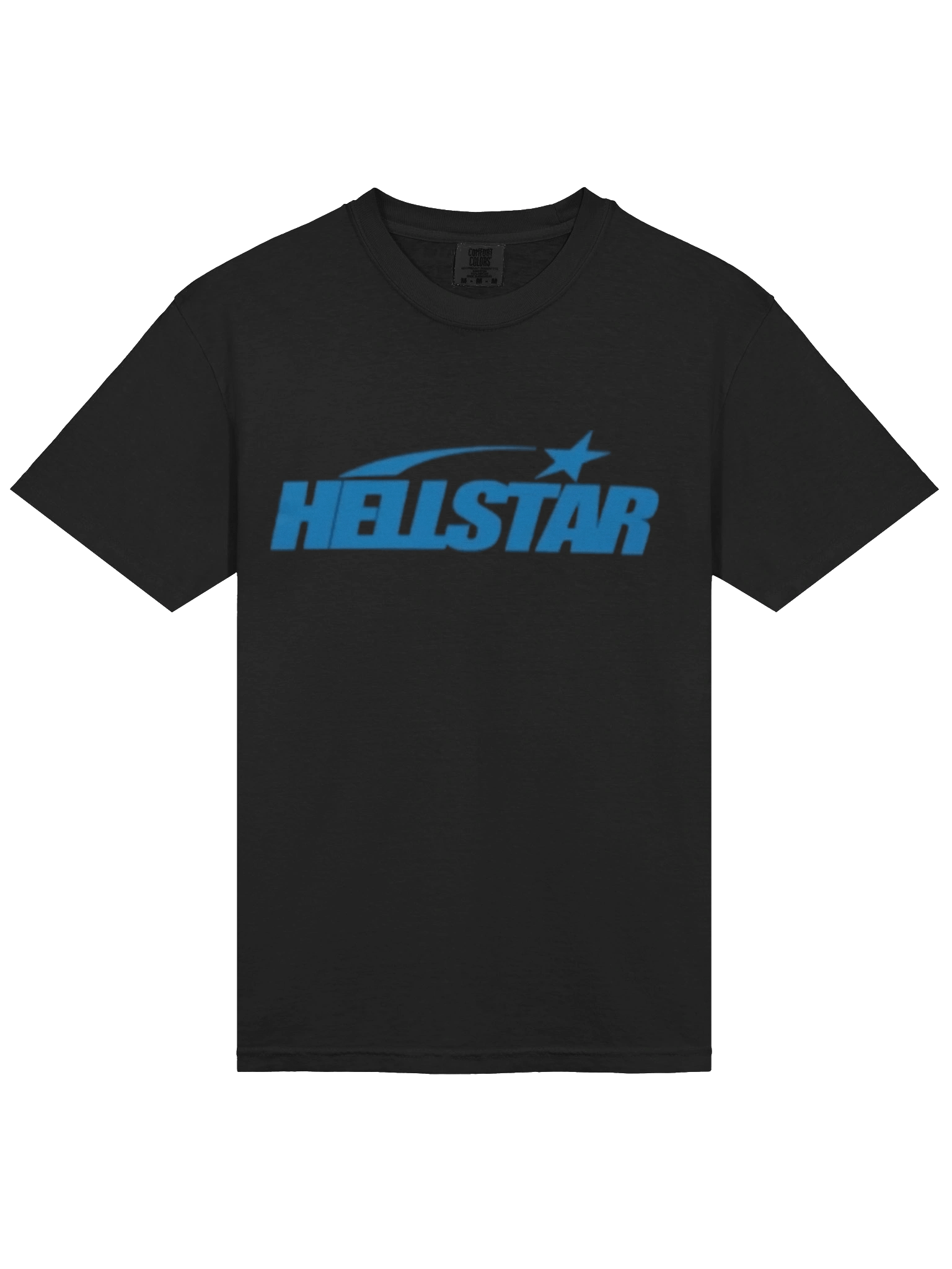 Hellstar Classic T-shirt (Regular Print) Black/Blue product image (1)
