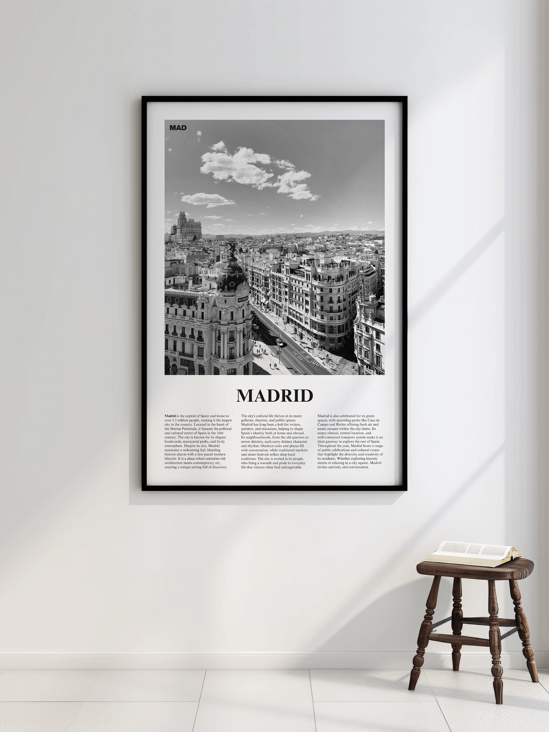 Madrid 01 Newspaper Poster product image (2)