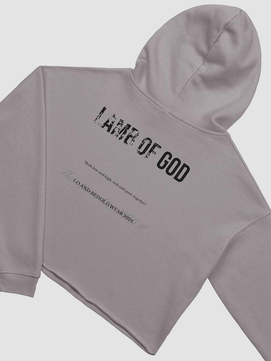 The Lives On HIGH | John's Calling | Women's Crop Top Hoodie | Black product image (4)