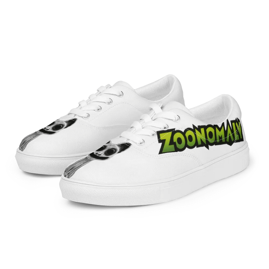 Zoonomaly Cat Men's Lace-Up Canvas Shoes product image (4)