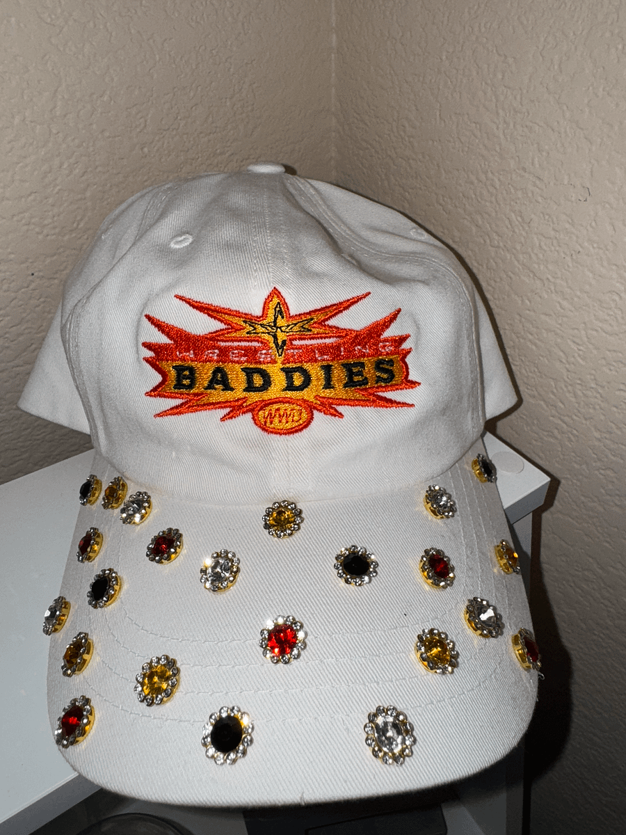 Wrestling Baddie Meets Nitro Rhinestoned Dad Hat product image (1)