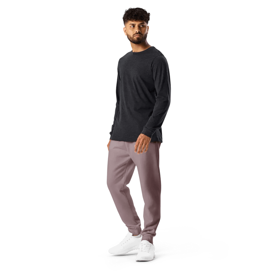 Plain Cool Purplish Brown Soft Summer Recycled Polyester Premium Men's Joggers by Treasure Pie product image (12)