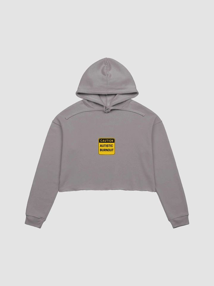 CAUTION: ASD BURNOUT cropped hoodie product image (30)