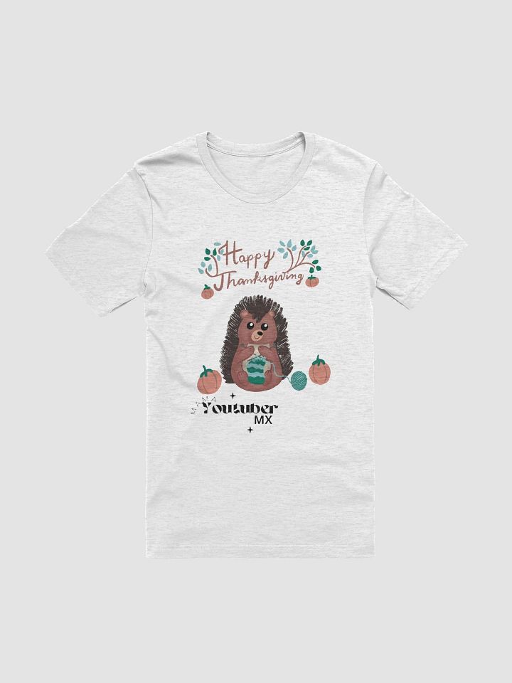 Knitting Hedgehog Thanksgiving T-Shirt product image (5)