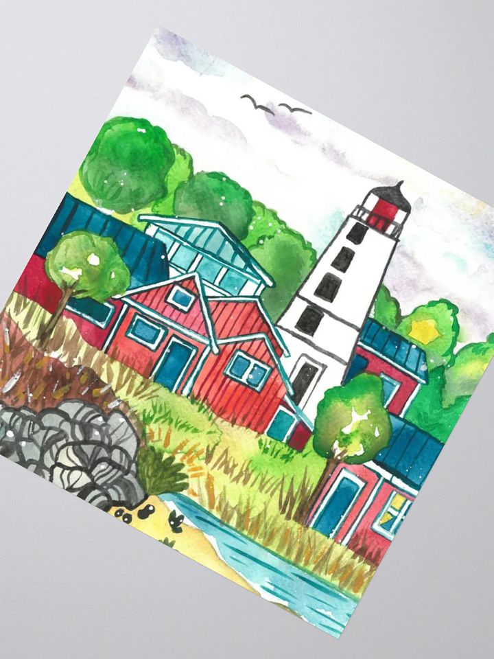 Fishing Village Sticker product image (2)