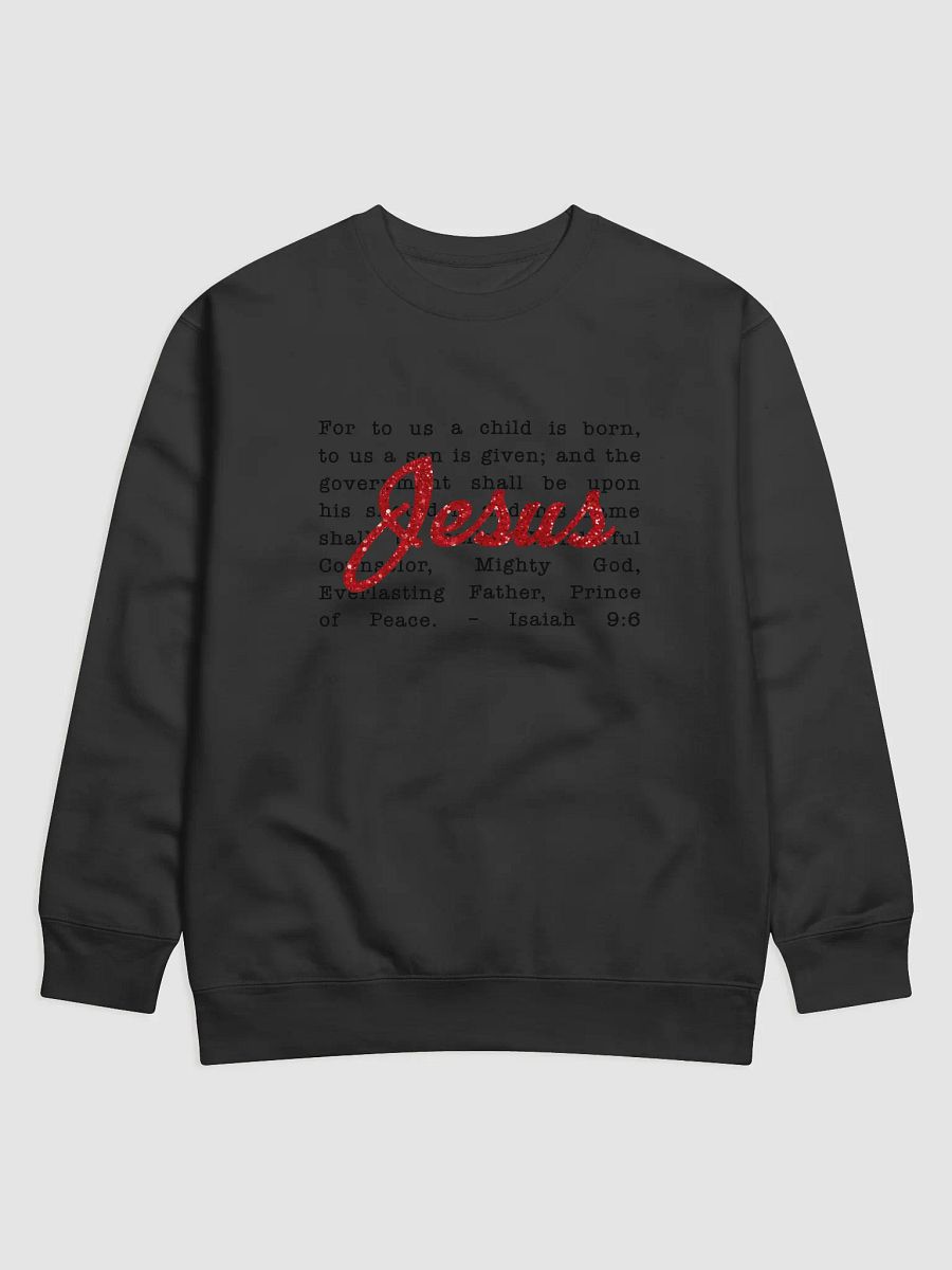 Glittering Jesus Premium Sweatshirt product image (1)