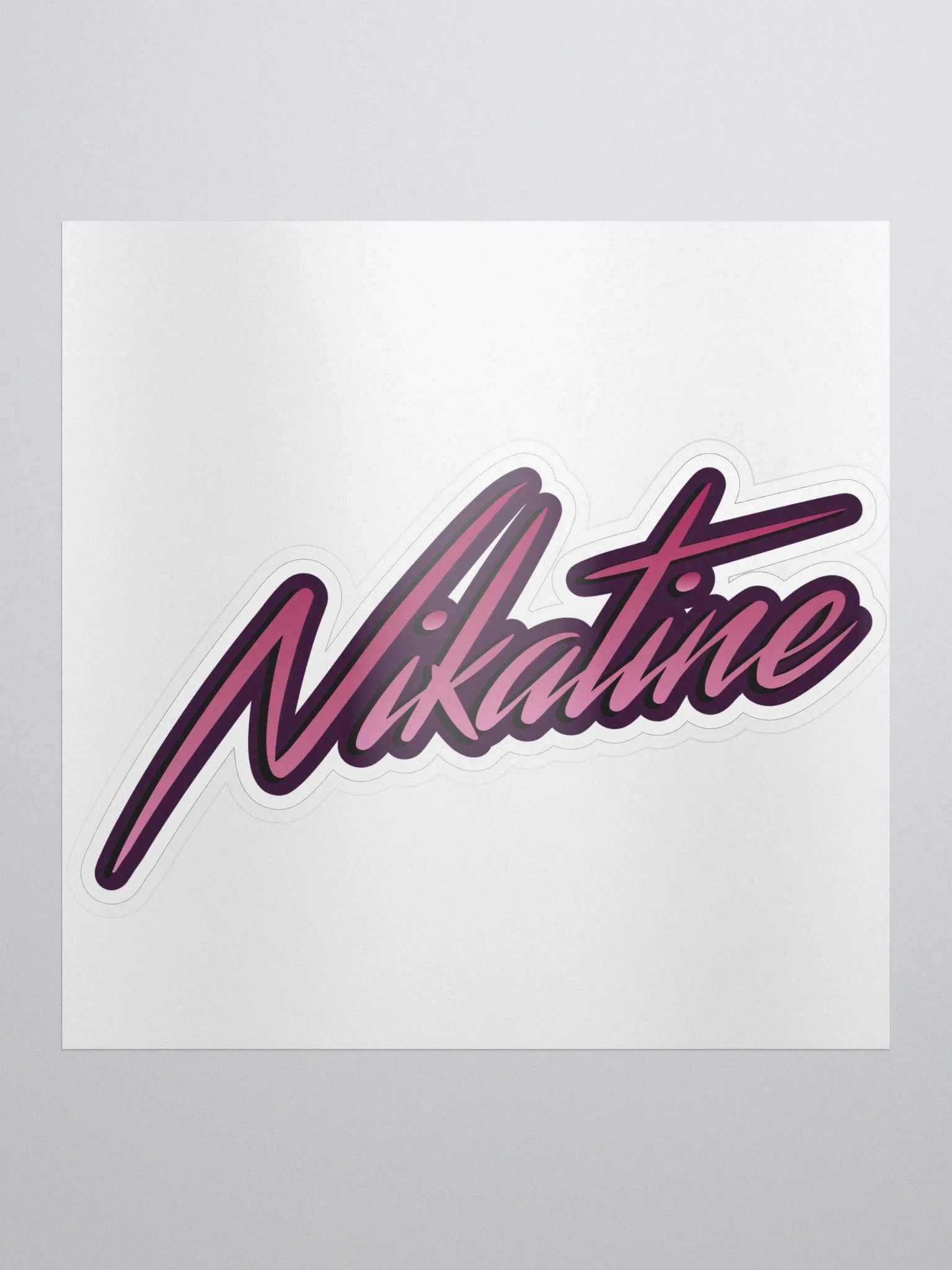 Nikatine Logo Sticker product image (2)