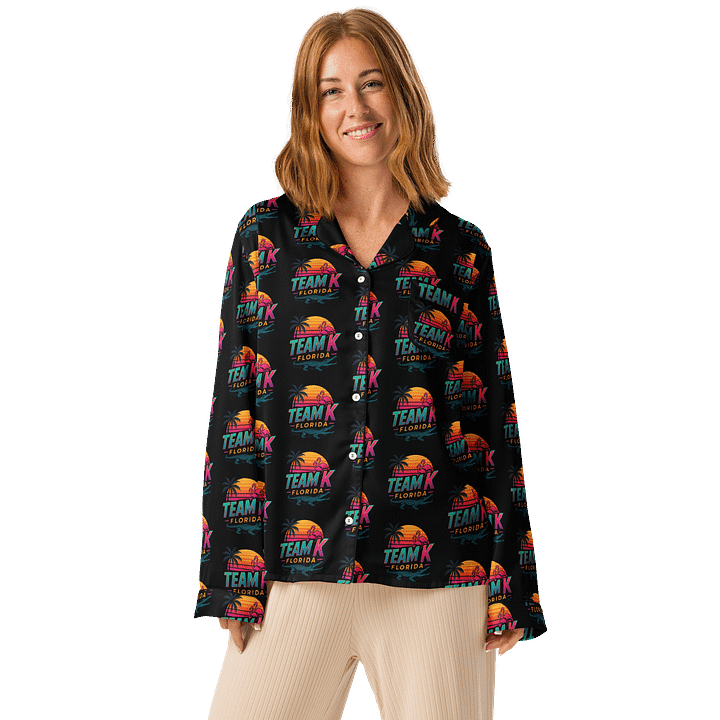 TEAM K CALIFORNIA Women's Long Sleeve Pajama Top product image (1)