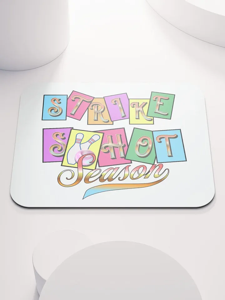 Strike Shot Season Bowling Mouse Pad product image (1)