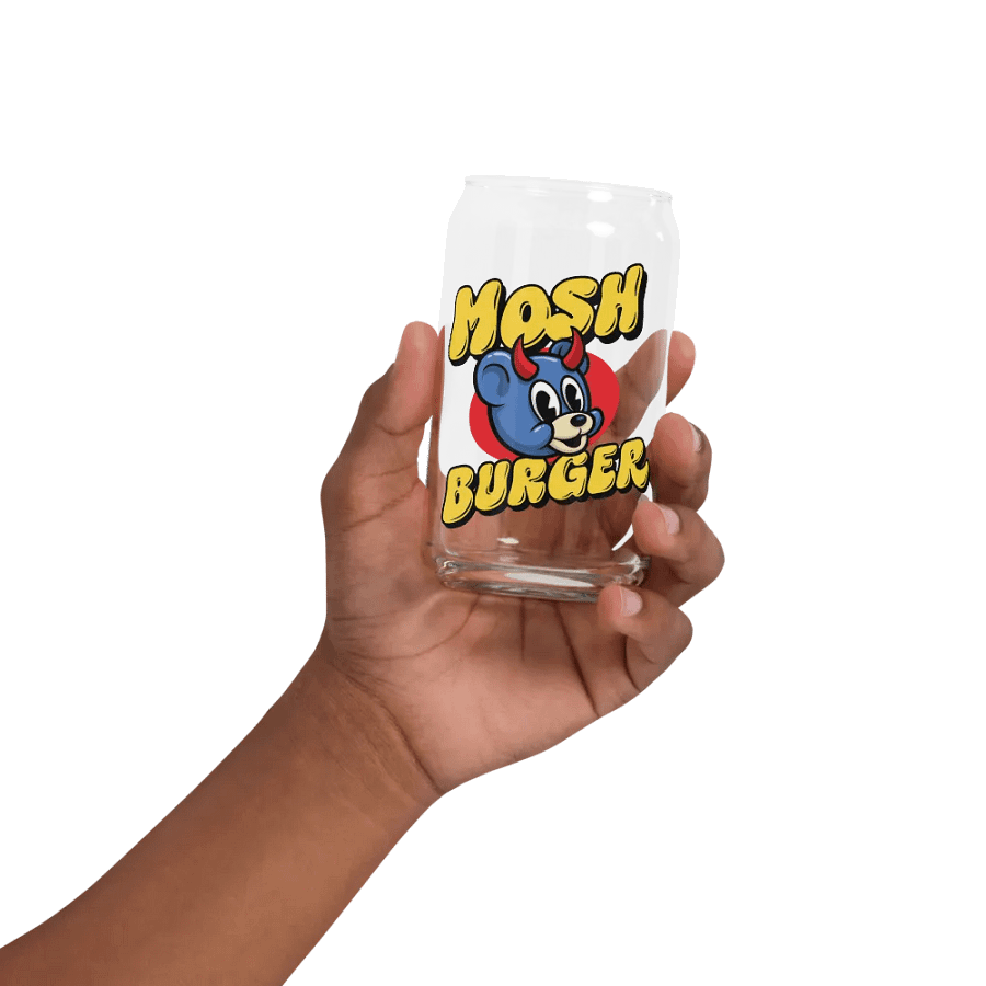 Mosh Burger- Can Shaped Glass product image (4)