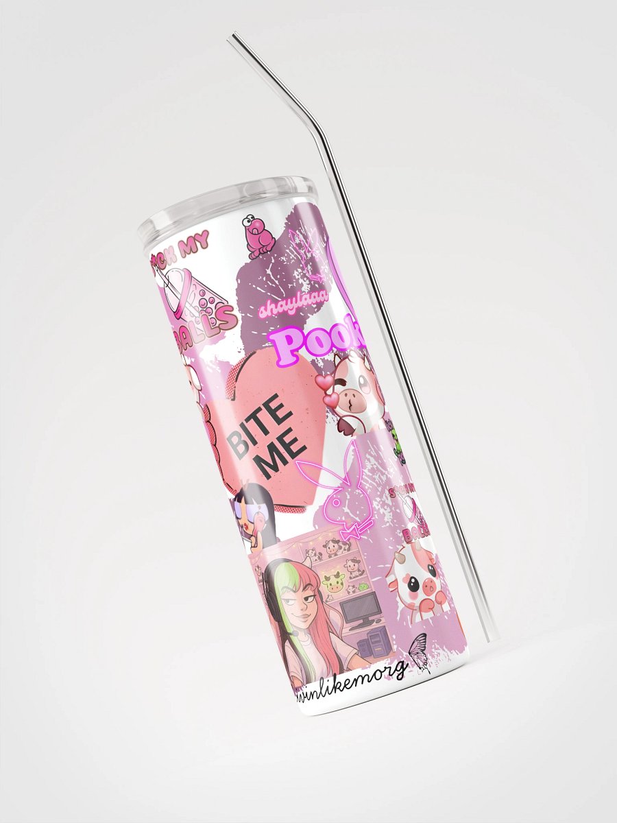 Pookies pink collage tumbler product image (3)