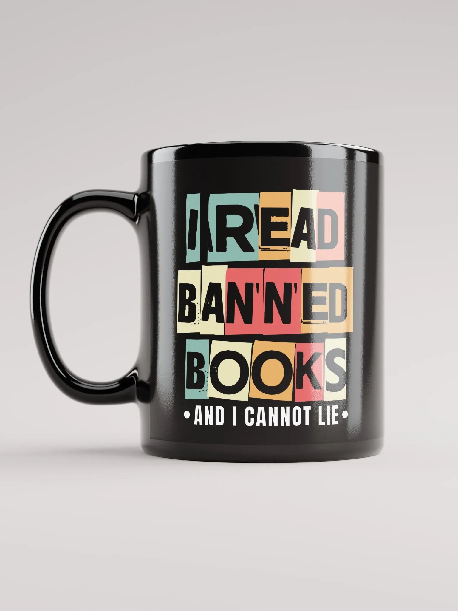 I Read Banned Books - Black Coffee Mug product image (11)