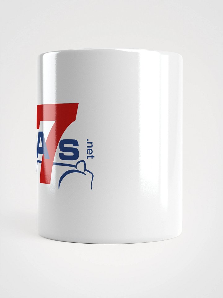 White Mug with Blue & Red Logo product image (2)