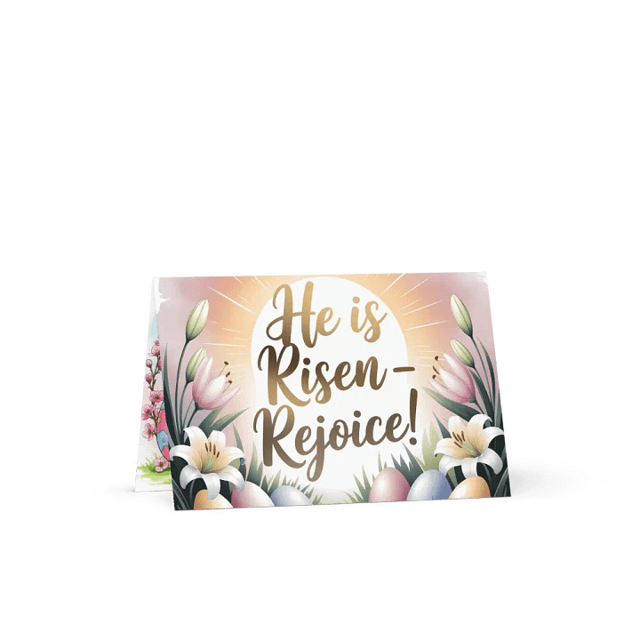 Rejoice: He is Risen Greetings Card product image (1)