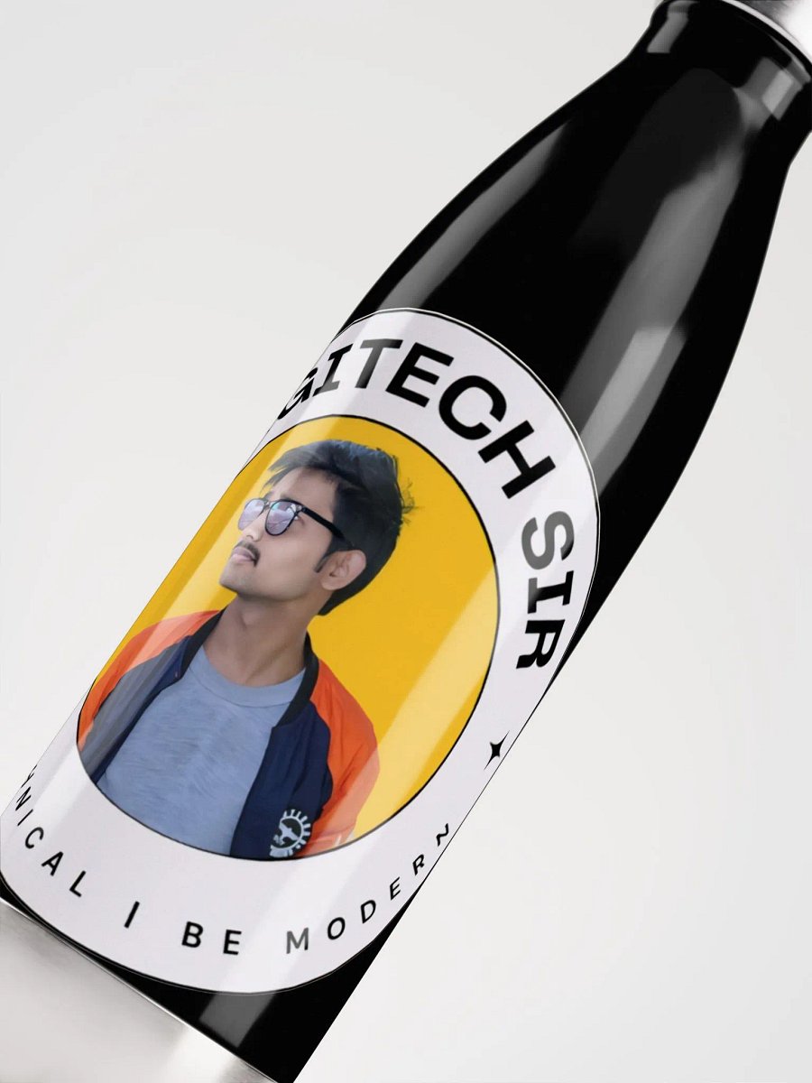 Tech-Savvy Stainless Steel Water Bottle | Digitech Sir Branded Bottle product image (5)