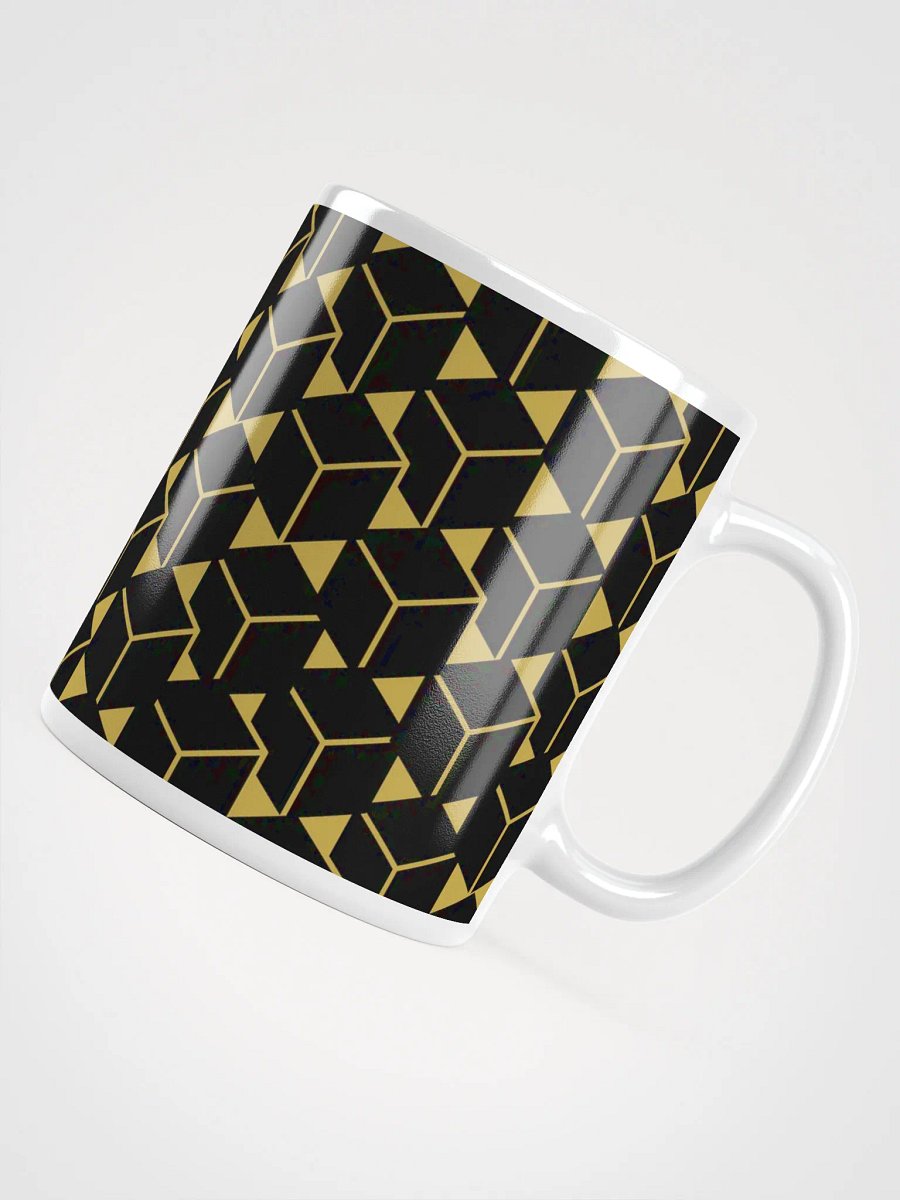 Golden Illusion Geometric Mug product image (12)
