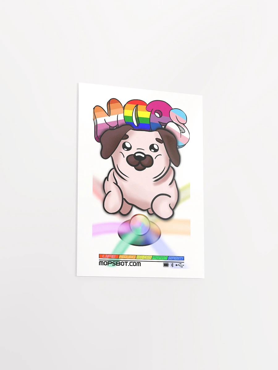 MopsBot Pride Poster - NO FRAME product image (19)