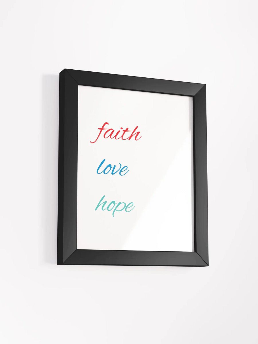 FAITH, LOVE, HOPE Faith, love, hope, faith love hope, Bible, Jesus, religion, Christianity, God, Jesus Christ, Christian, product image (5)