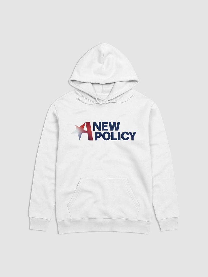 A New Policy Unisex Pullover Hoodie - White product image (1)