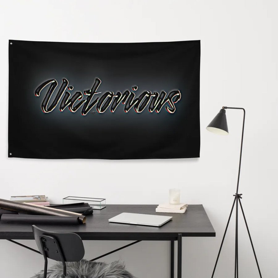 Victorious - Black - Flag product image (9)