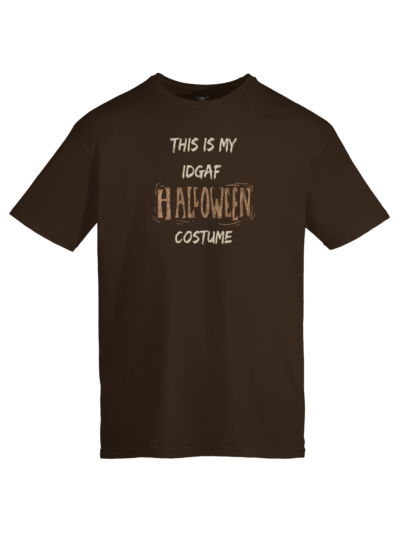 “This Is My IDFAF Costume” Lazy Halloween Costume Shirt – Funny Sarcastic Tee product image (3)