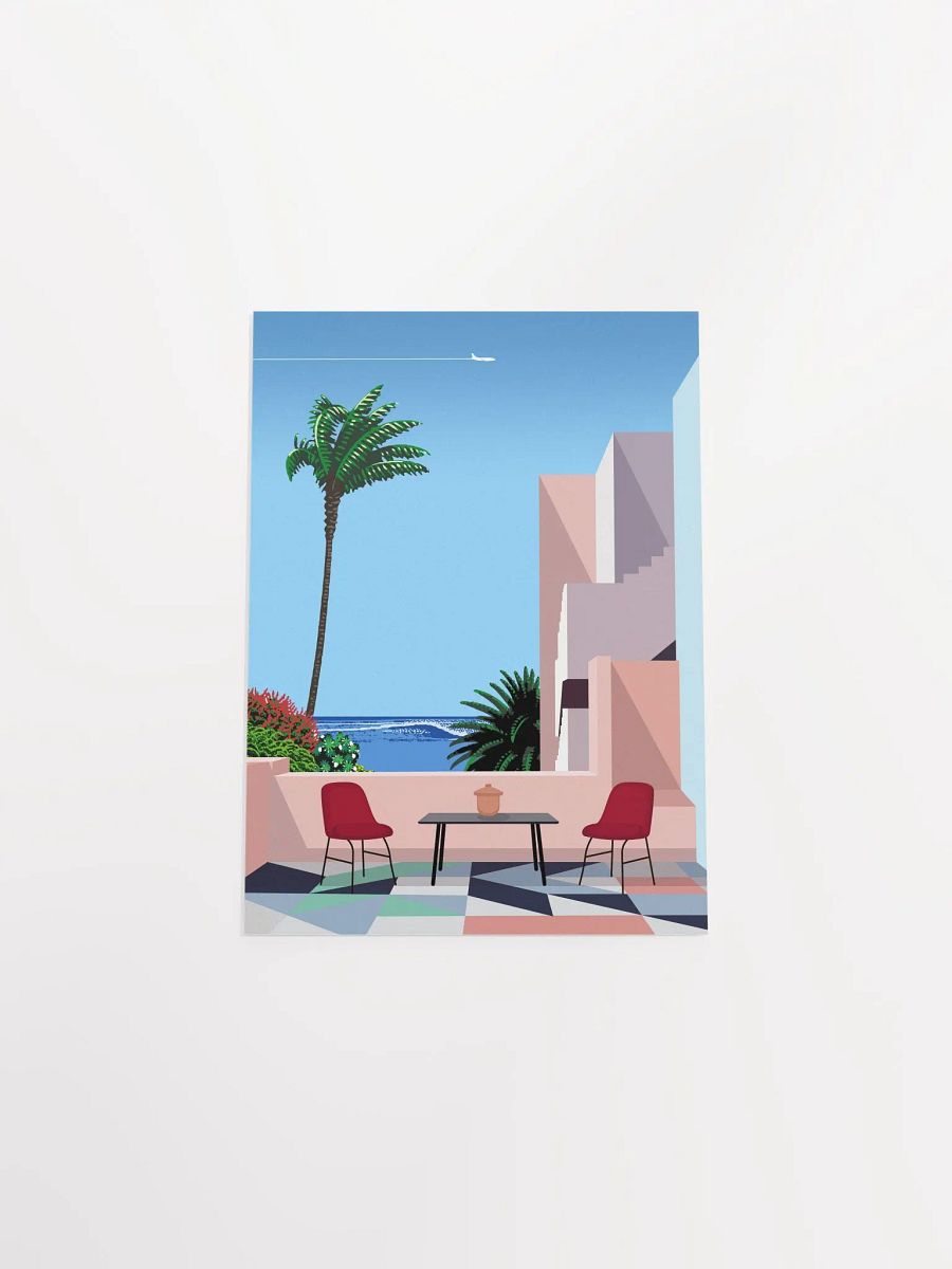 Cancun, Mexico — City Pop art, retrowave/vaporwave poster, 80s, aesthetic poster, Hiroshi Nagai inspired art, minimalist poster product image (9)