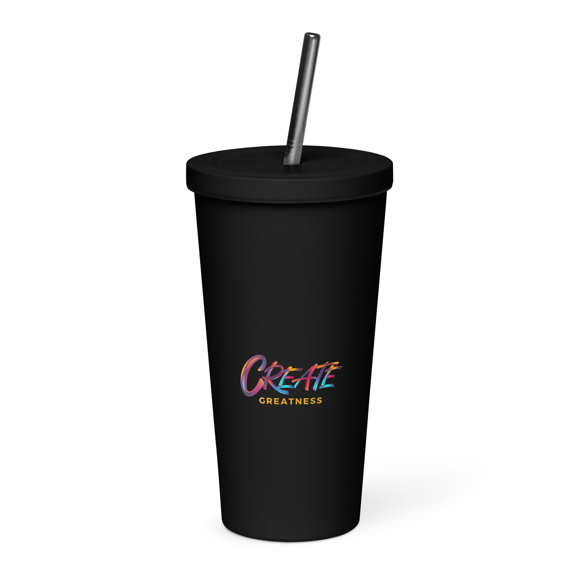 Create Greatness + Born to Prosper Vibrant Beats His Silhouette Insulated Tumbler product image (8)
