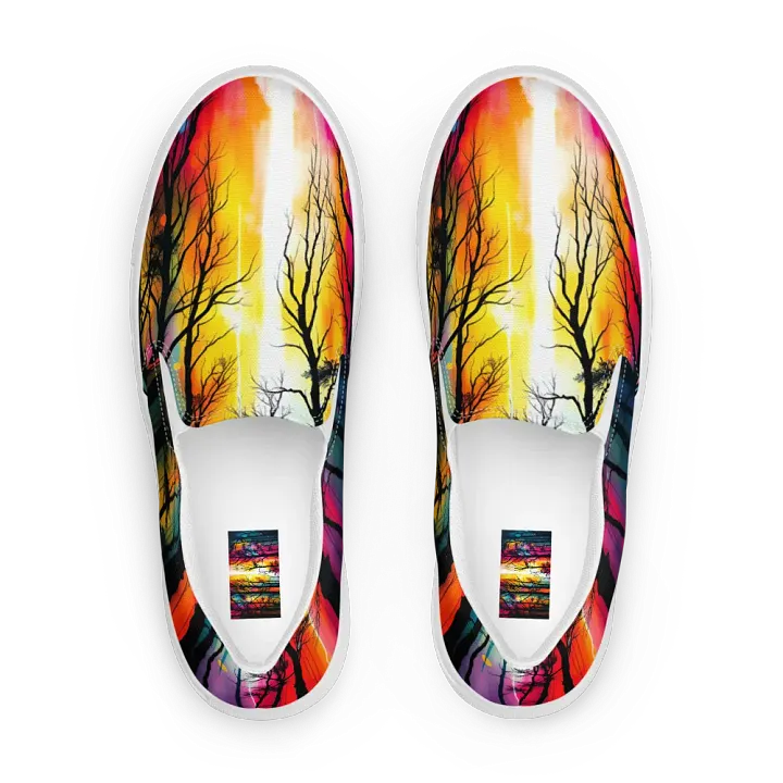 prism in the woods, Men's Slip On canvas Shoes product image (1)