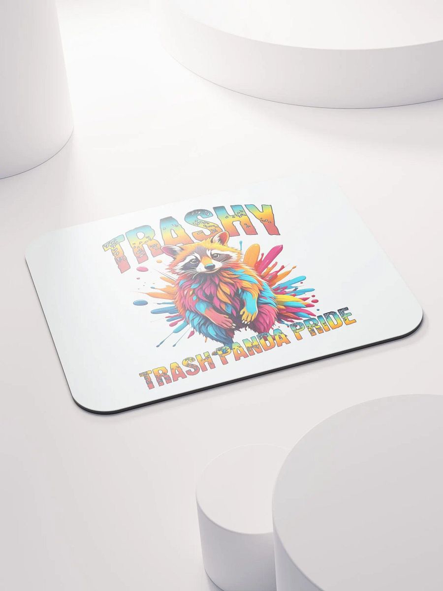 Trashy Trash Panda Pride Raccoon Mouse Pad product image (4)