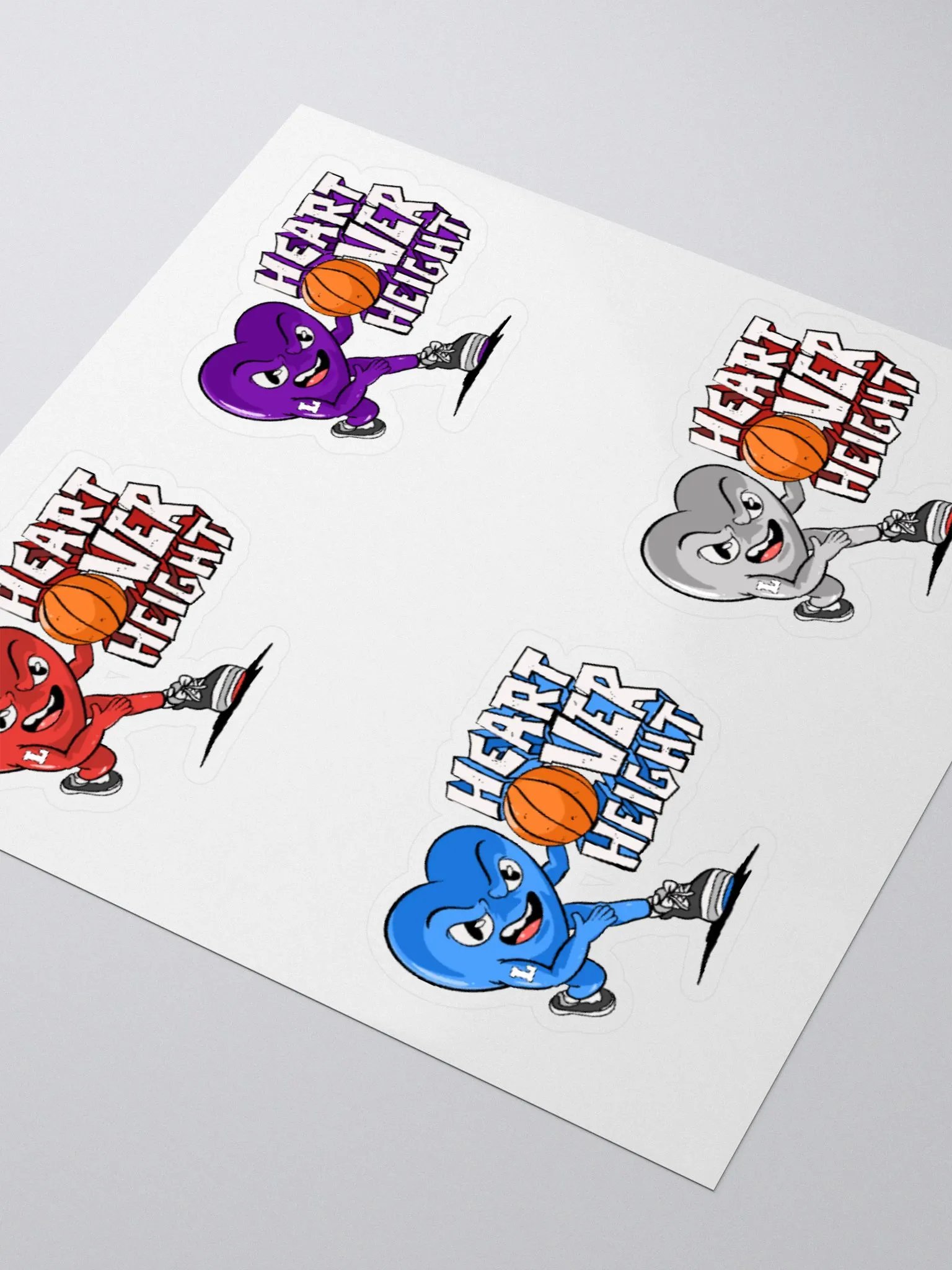 Heart Over Height Basketball Sticker Pack product image (3)