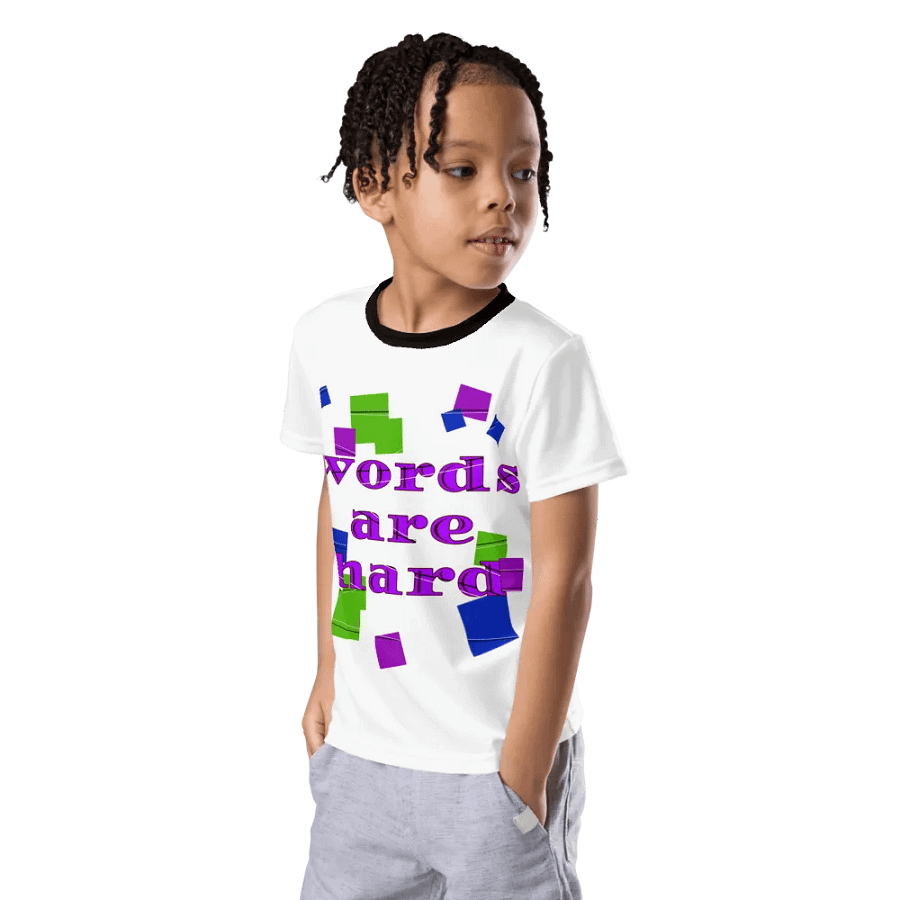 Words are hard Kids T-Shirt product image (8)