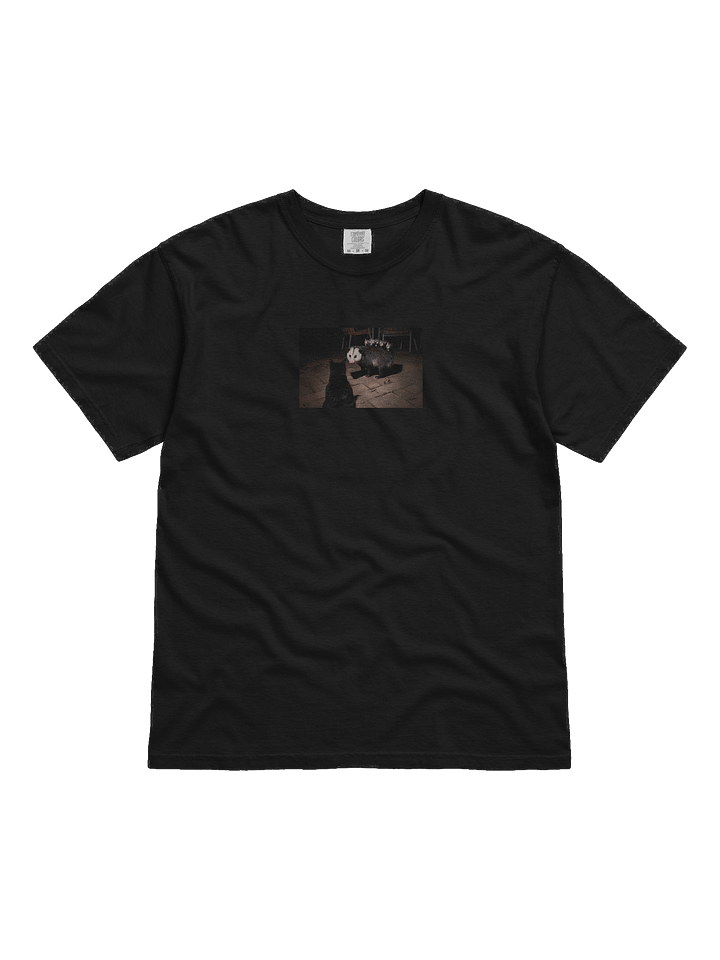 Cat meets opossum family T-shirt product image (2)